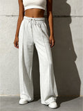 Womens High Waist Wide Leg Pants