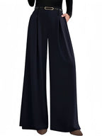 Womens High Waisted Wide Leg Dress Pants
