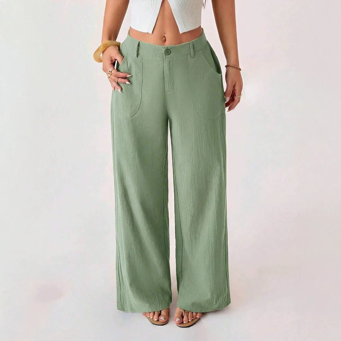 Women's Mid-Waist Pants