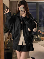 Womens Faux Leather Jacket