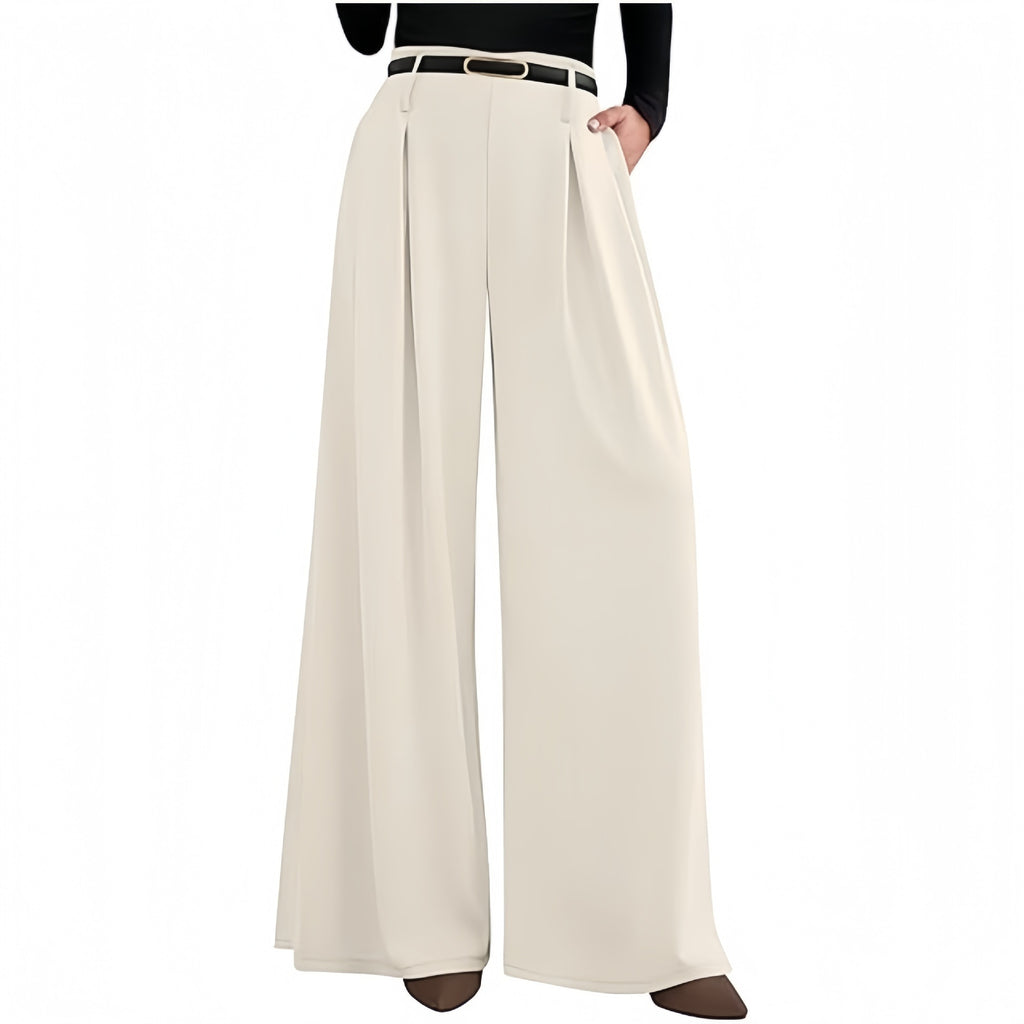 Womens High Waisted Wide Leg Dress Pants