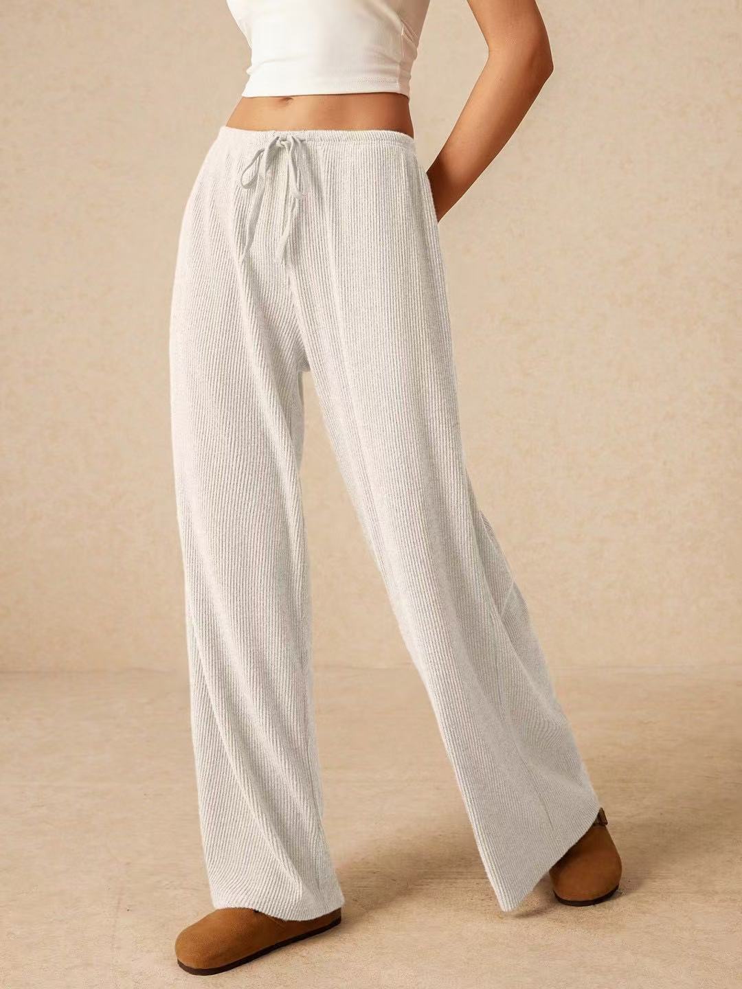 Casual Loose Popular Fashion Elegant Wide-Leg Pants