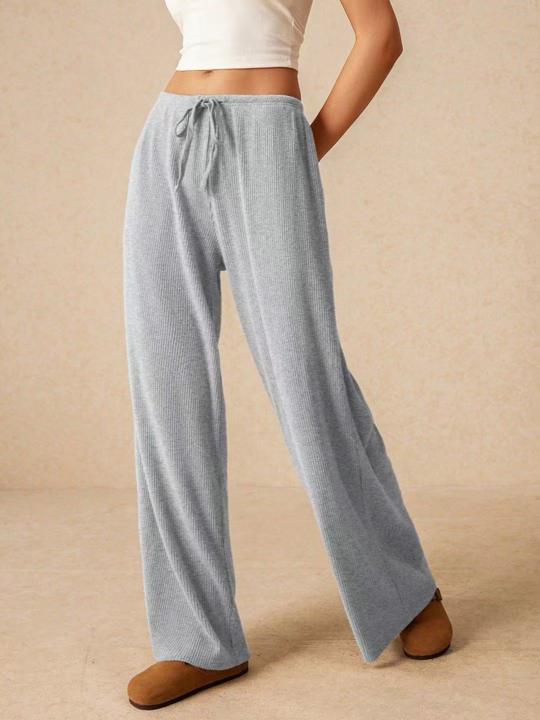 Casual Loose Popular Fashion Elegant Wide-Leg Pants