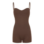 Elegant Sleeveless Jumpsuit Shorts