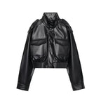Retro Motorcycle Jacket for Women