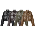 Retro Motorcycle Jacket for Women