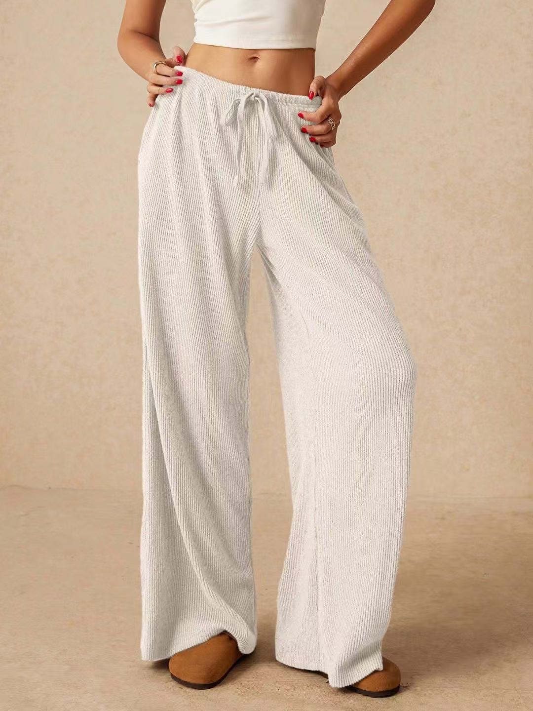 Casual Loose Popular Fashion Elegant Wide-Leg Pants