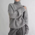 Womens Turtleneck Knit Sweater